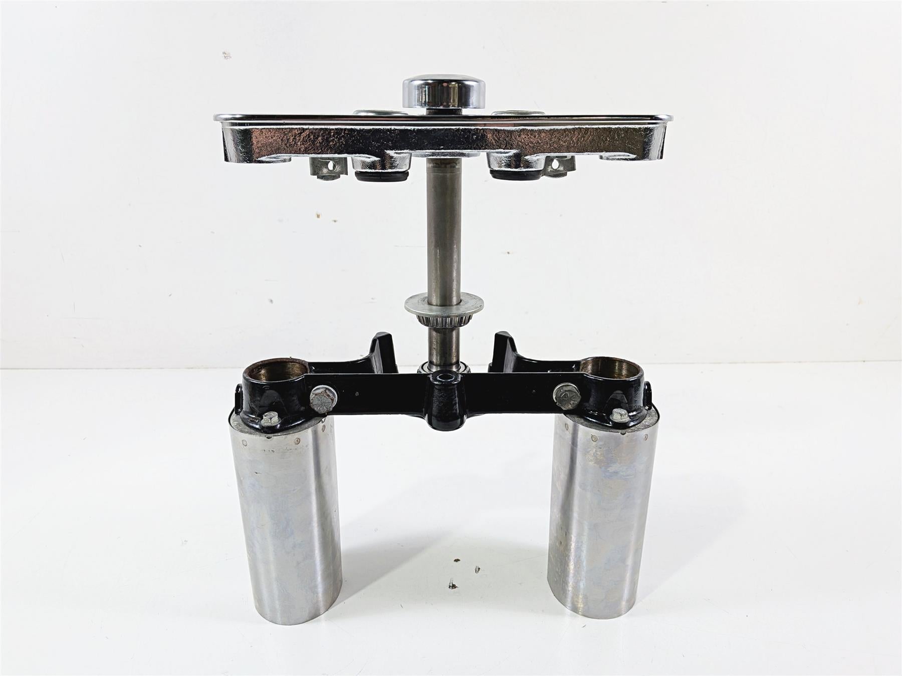 2012 Harley Softail FLSTF Fat Boy Upper Lower Triple Tree Set 45605-00A 45456-86 {{ shop.shopifyCountryName }} - Mototech271