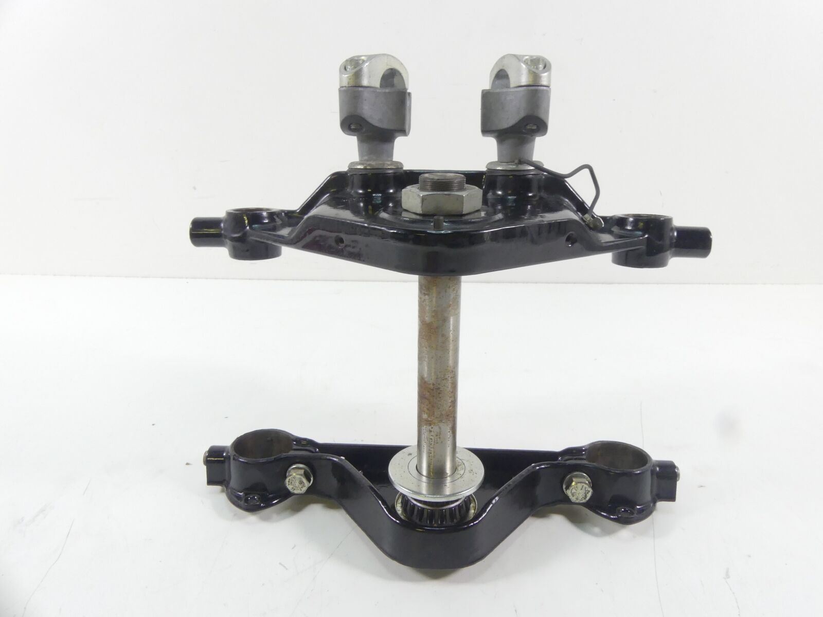 2006 Harley Touring FLHTCU SE CVO Upper & Lower Triple Tree + Riser Set 45446-87