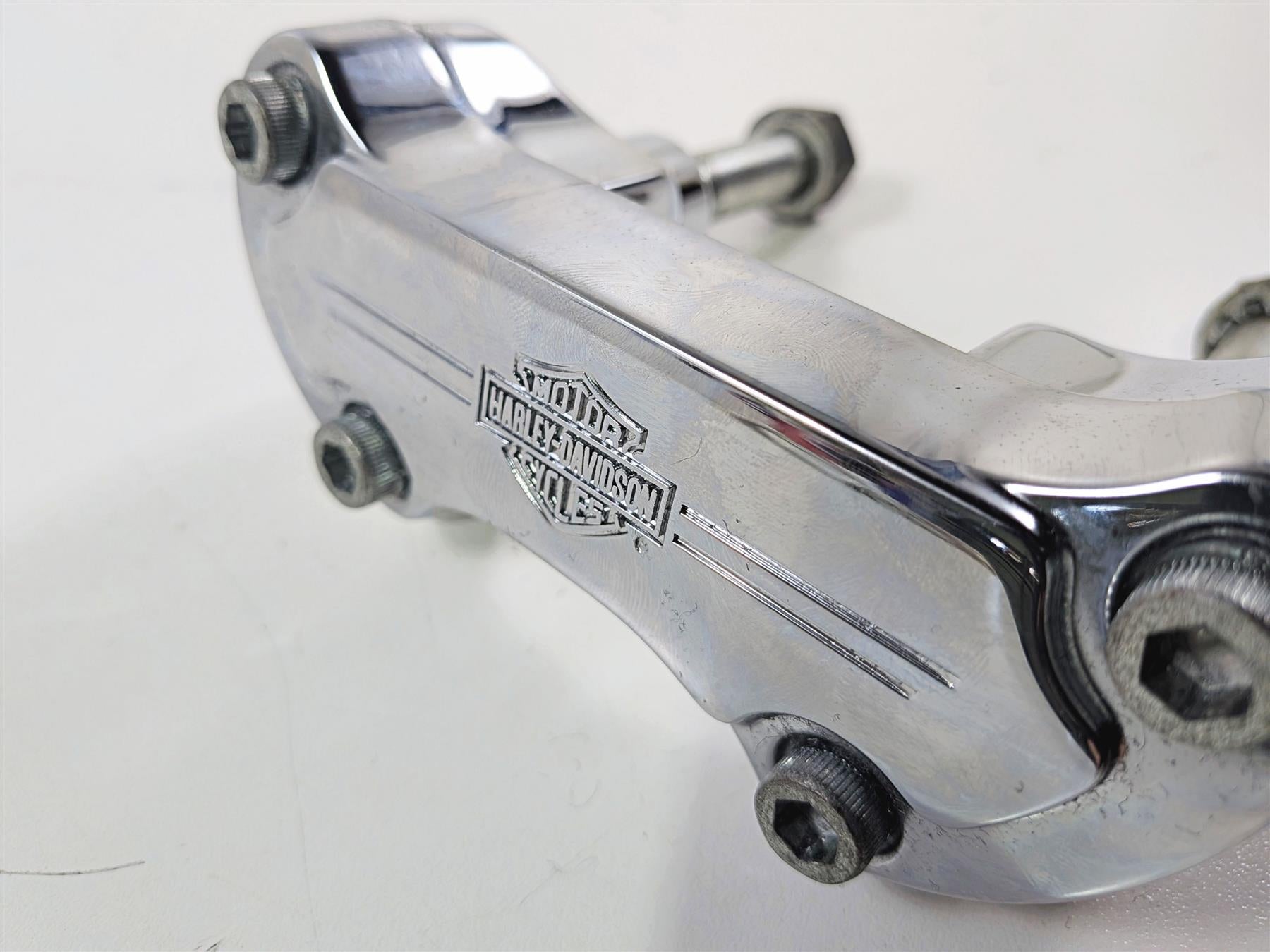 1998 Harley Dyna FXDL Low Rider Handlebar Riser Holder Clamps 56119-77A {{ shop.shopifyCountryName }} - Mototech271