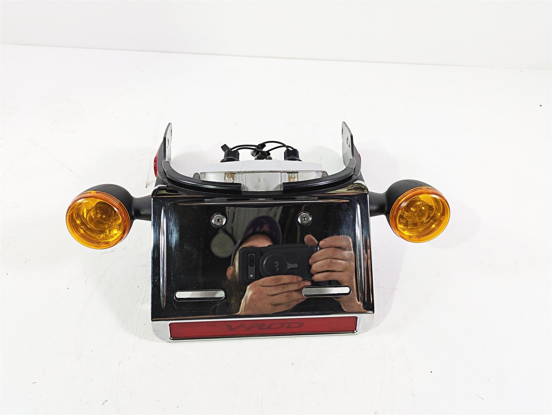 2006 Harley VRSCR Street V-Rod License Plate Holder & Blinkers 69051-01A