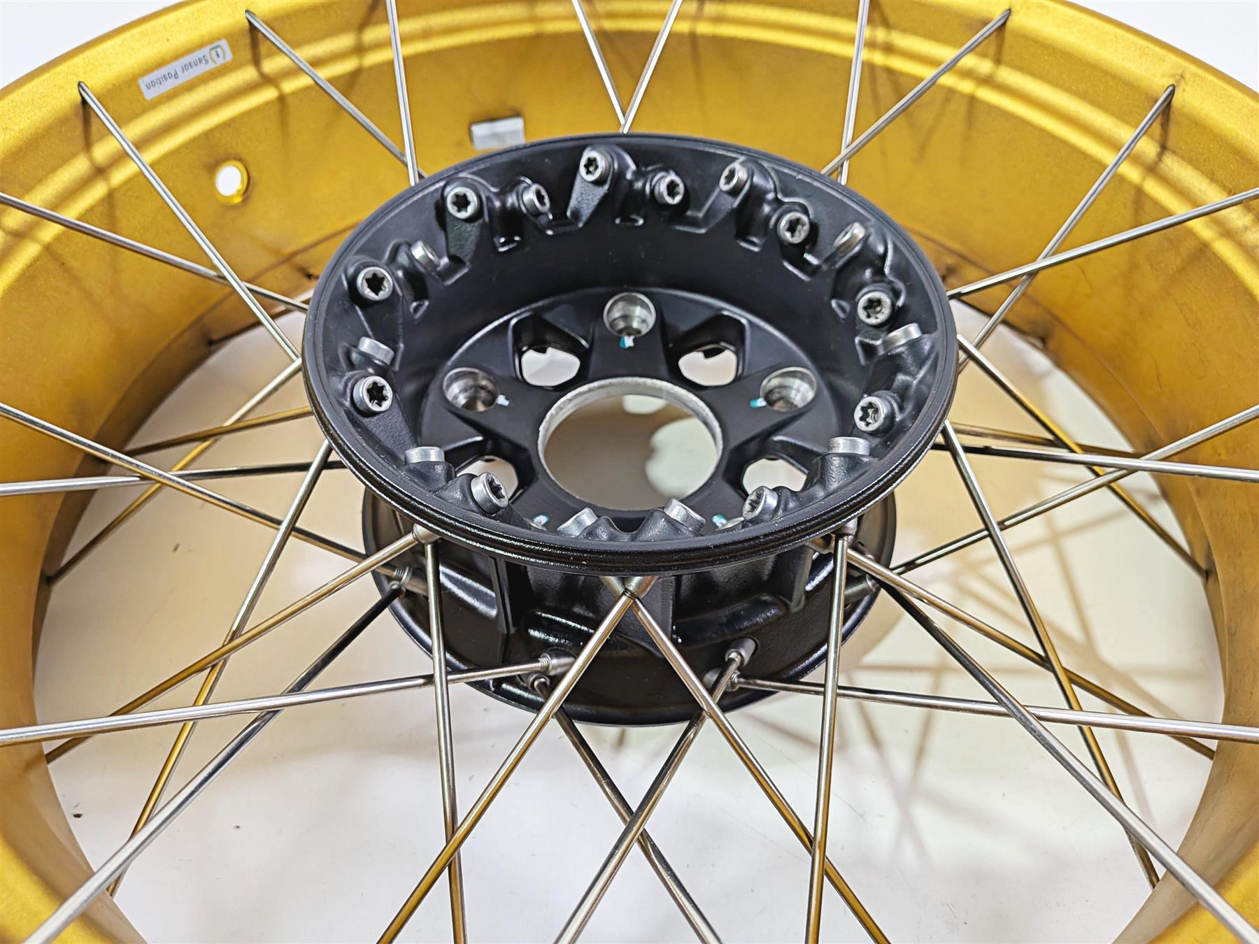 2021 BMW R1250GS K51 Adventure Straight 17x4.5 Gold Rear Spoke Wheel Rim 36318404333-Mototech271