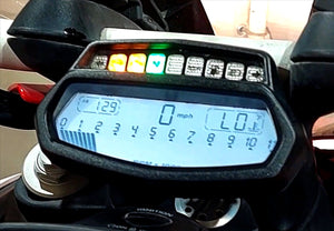 2013 Ducati Diavel Red Speedometer Gauge Instrument Cluster Gauge 40610842B | Mototech271