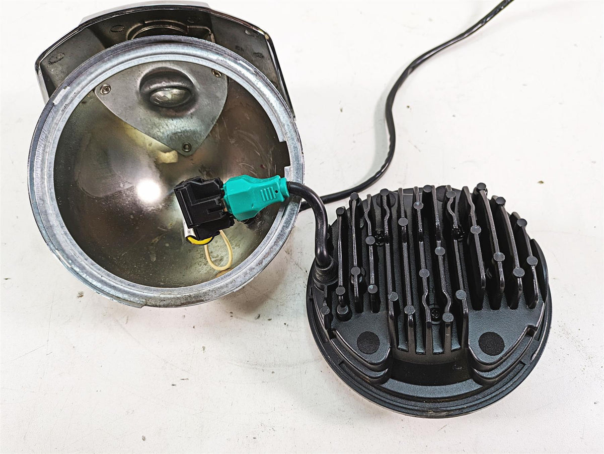2005 Harley Dyna FXDL Low Rider Led Headlight Head Light + Visor 5-3/4" 69675-05 {{ shop.shopifyCountryName }} - Mototech271