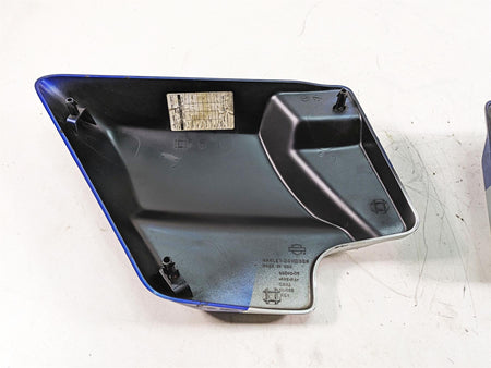 2010 Harley Touring FLHTCU Electra Glide Side Covers Flame Blue Pearl 66048-09A {{ shop.shopifyCountryName }} - Mototech271