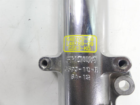 2009 Harley FLHTCU SE4 CVO E-Glide Chrome Front Fork Lower Tube Set 45500169 {{ shop.shopifyCountryName }} - Mototech271