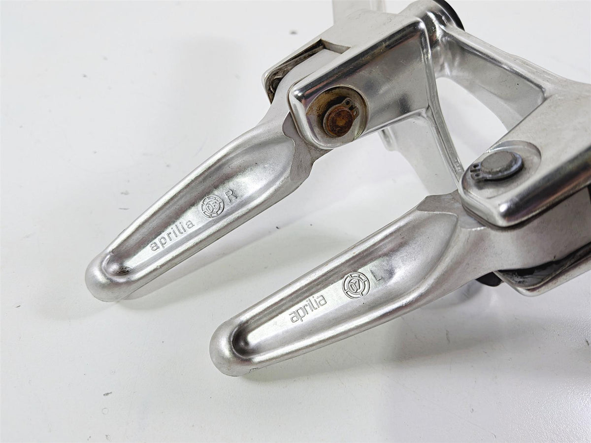 2008 Aprilia RSVR 1000 Factory Passenger Foot Peg Set READ AP8154071 AP8154072 {{ shop.shopifyCountryName }} - Mototech271