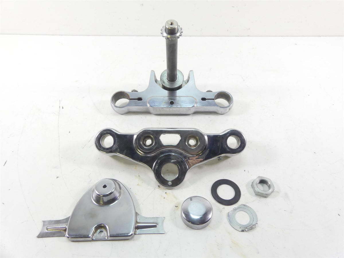 2002 Harley Softail FXSTDI Deuce Upper Lower Triple Tree Clamp Set 41mm 45769-00 {{ shop.shopifyCountryName }} - Mototech271