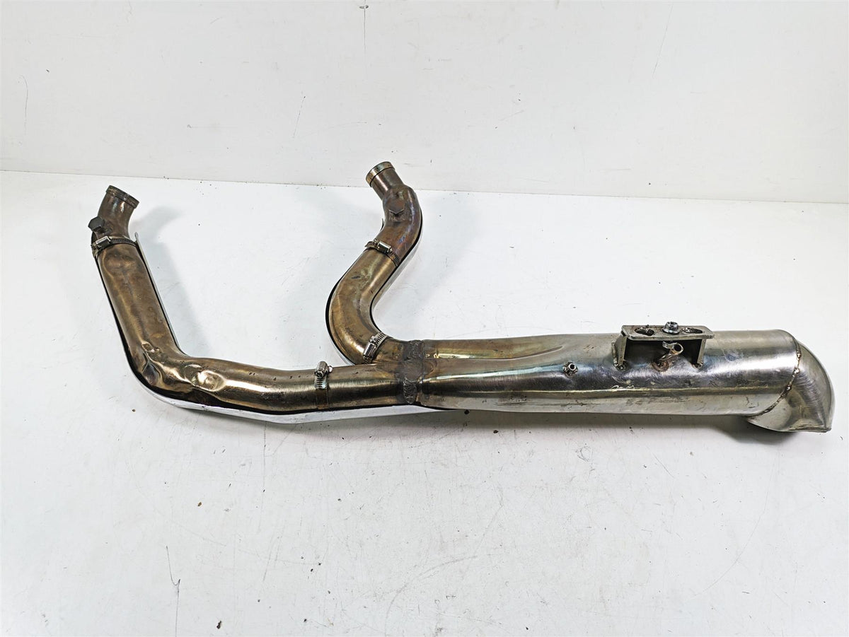 2011 Harley Softail FXS Blackline Custom Exhaust Header Muffler -Read 2-1-427 {{ shop.shopifyCountryName }} - Mototech271
