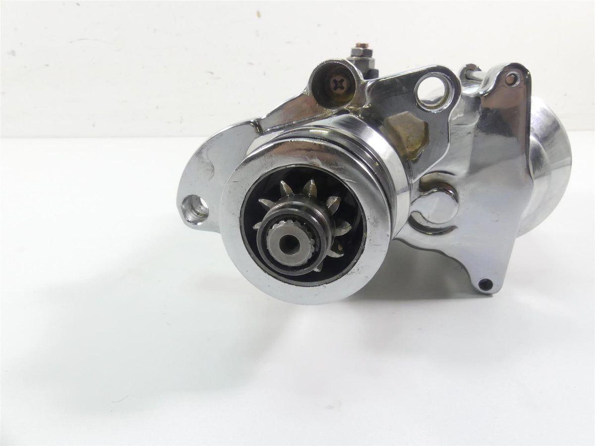 2008 Harley Softail FLSTSB Cross Bones Chrome Engine Starter Motor 31618-06A {{ shop.shopifyCountryName }} - Mototech271