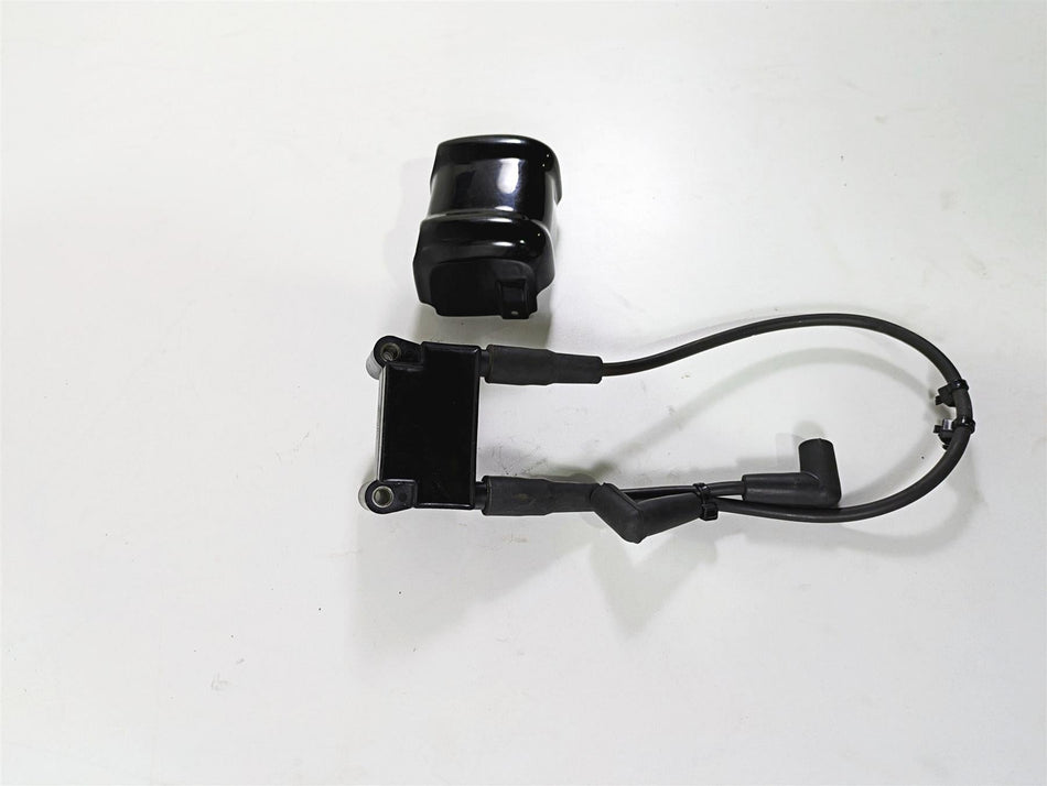 2009 Harley FLSTSB Cross Bones Ignition Coil & Gloss Black Cover 31696-07A {{ shop.shopifyCountryName }} - Mototech271