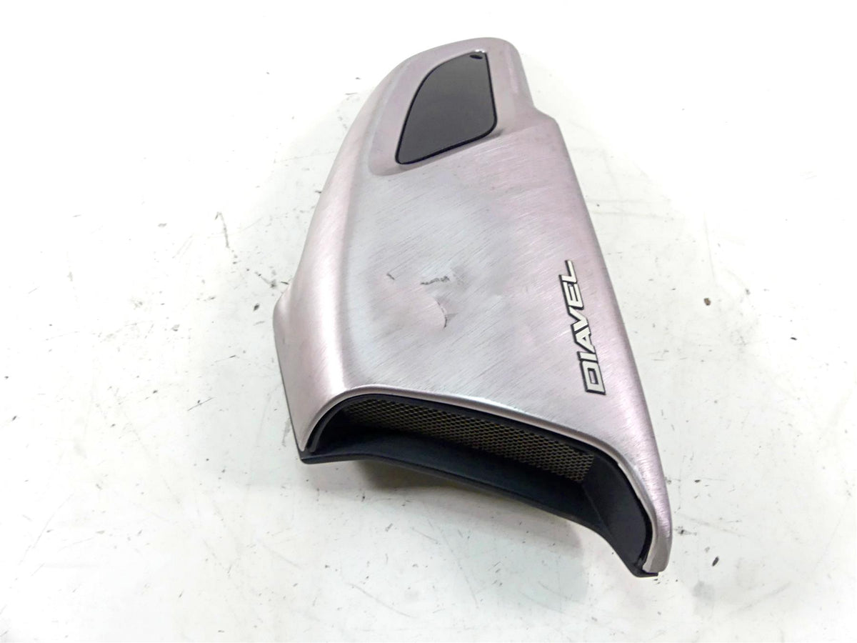 2013 Ducati Diavel Red Left Air Duct Scoop Cover Fairing Panel -Dent 48014973A {{ shop.shopifyCountryName }} - Mototech271