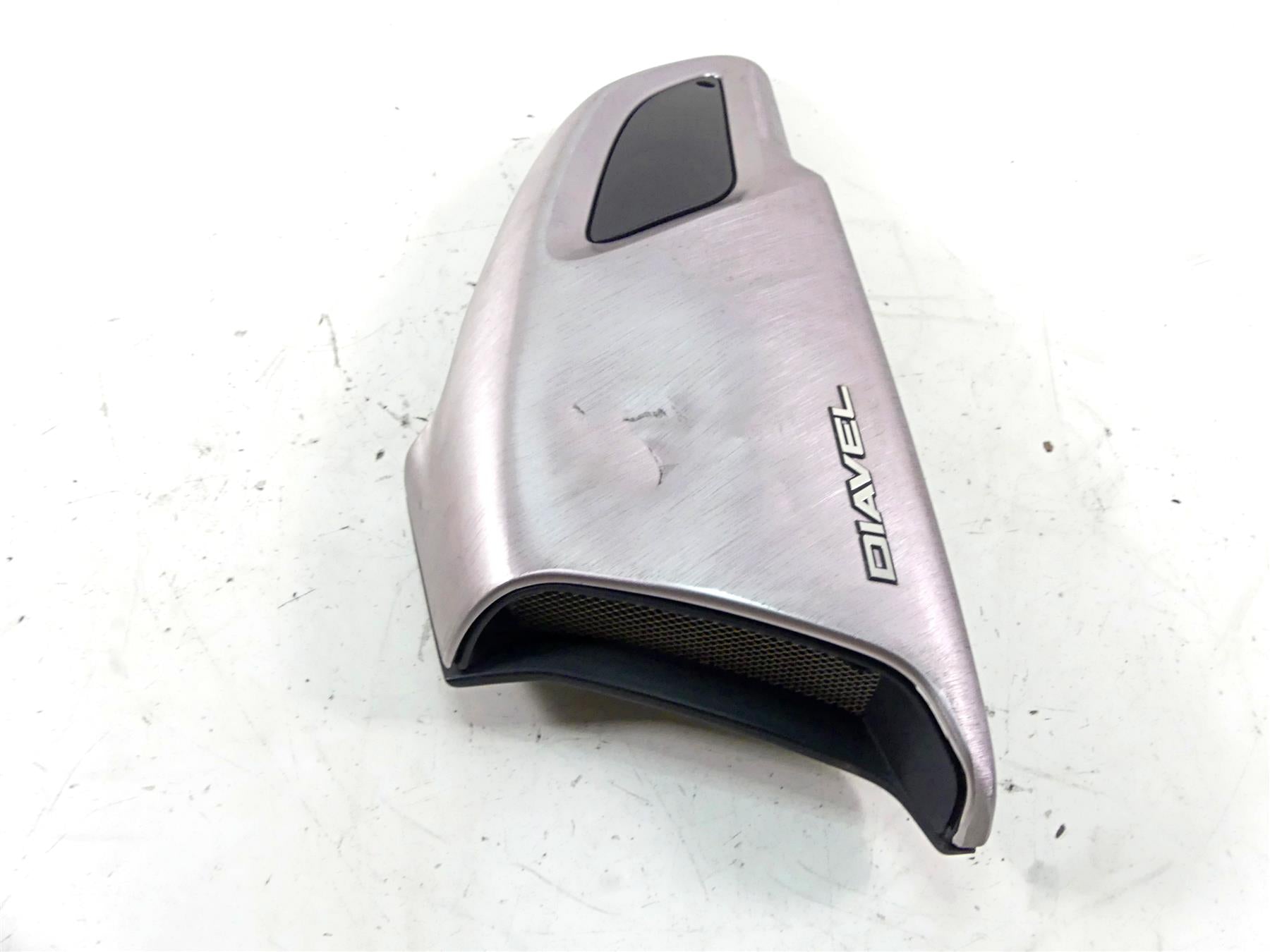 2013 Ducati Diavel Red Left Air Duct Scoop Cover Fairing Panel -Dent 48014973A {{ shop.shopifyCountryName }} - Mototech271