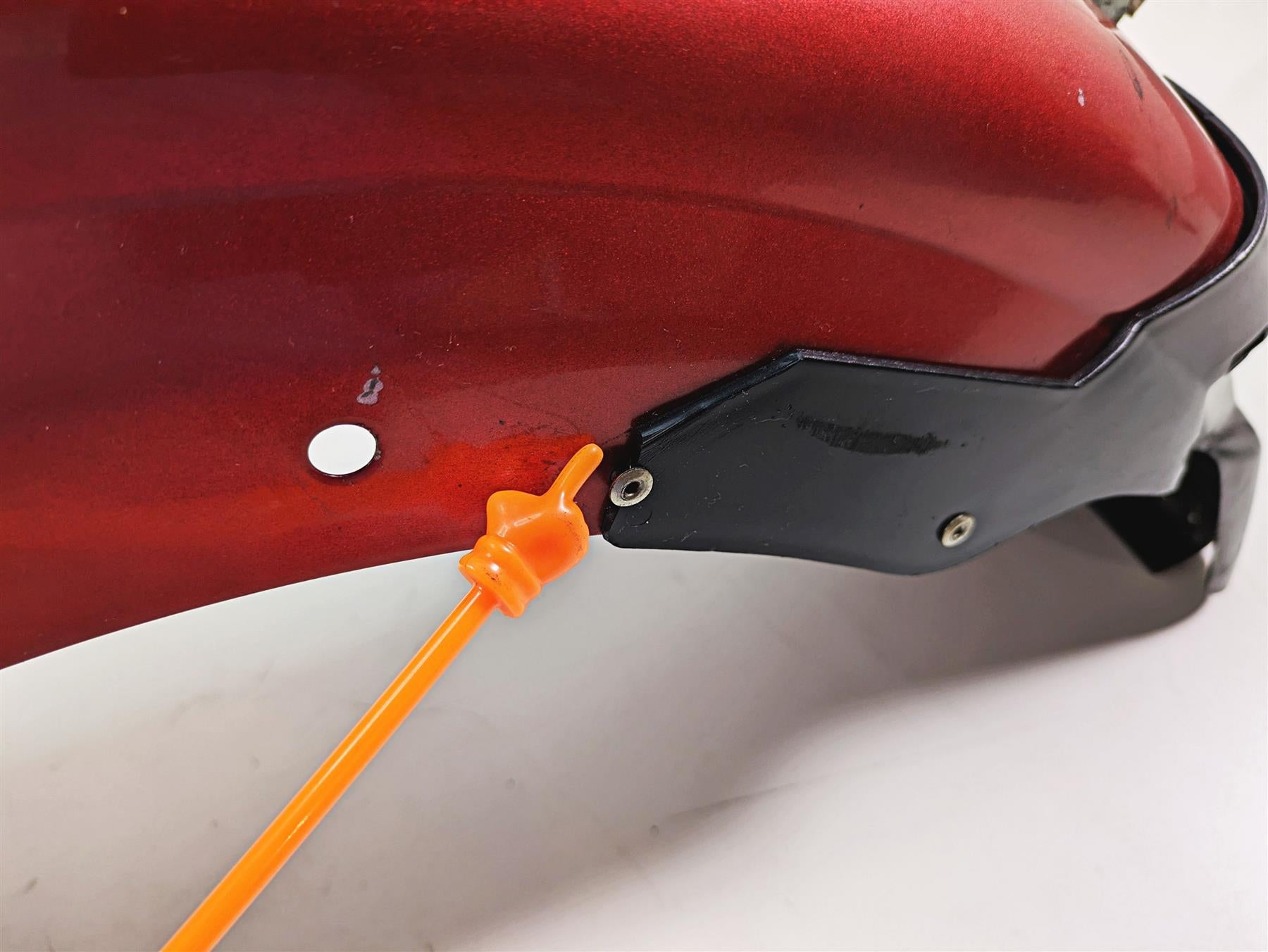 1986 Harley Sportster XLH 883 Straight Rear Fender Candy Red 59674-81C {{ shop.shopifyCountryName }} - Mototech271