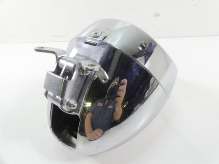 2007 Honda VTX1800 T1 Headlight Head Light & Chrome Housing Set 33120-MEA-671 {{ shop.shopifyCountryName }} - Mototech271