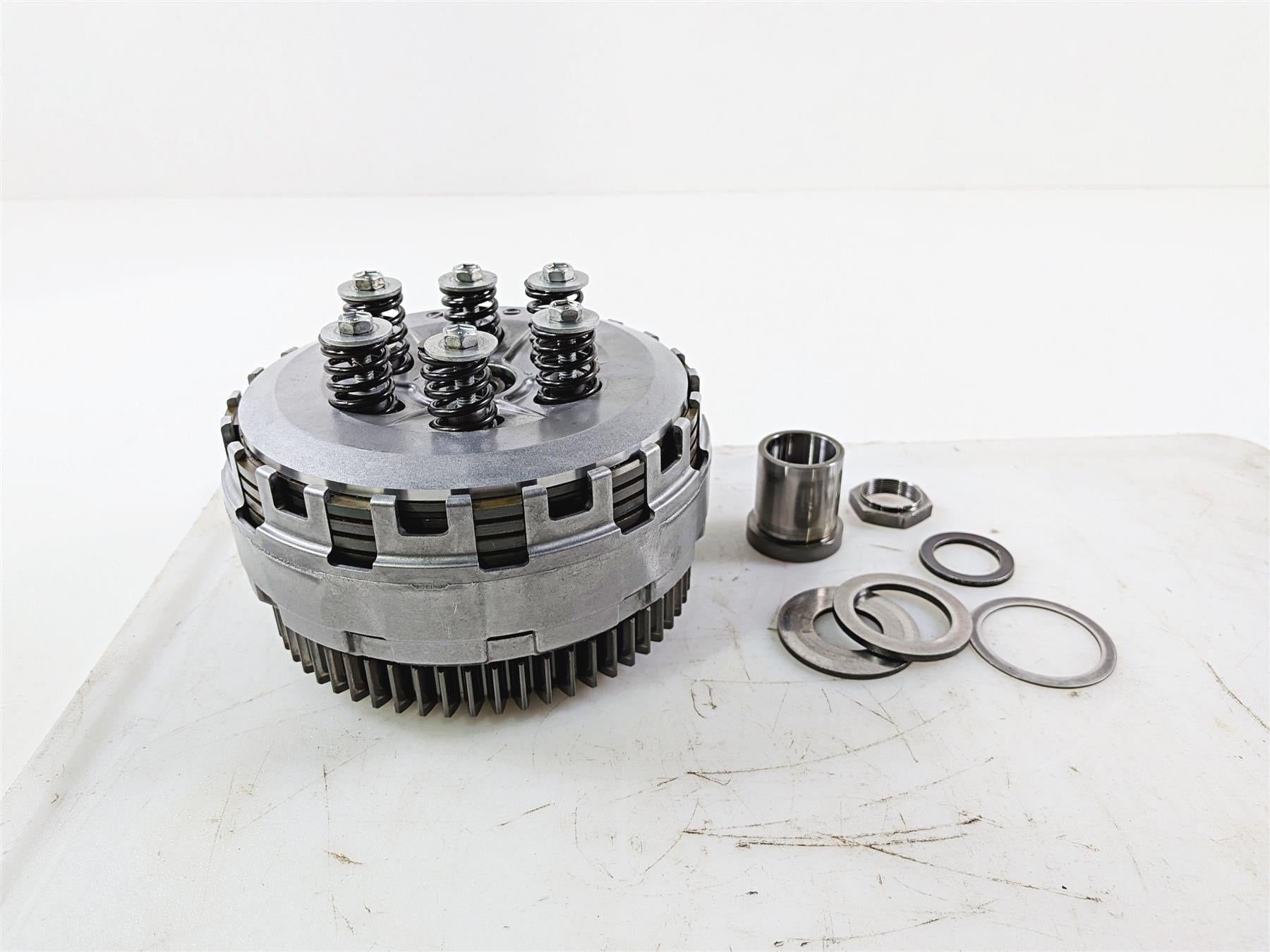 2010 Honda VT1300 CR Stateline Clutch Basket & Friction Disc Set 22100-MEA-670 {{ shop.shopifyCountryName }} - Mototech271