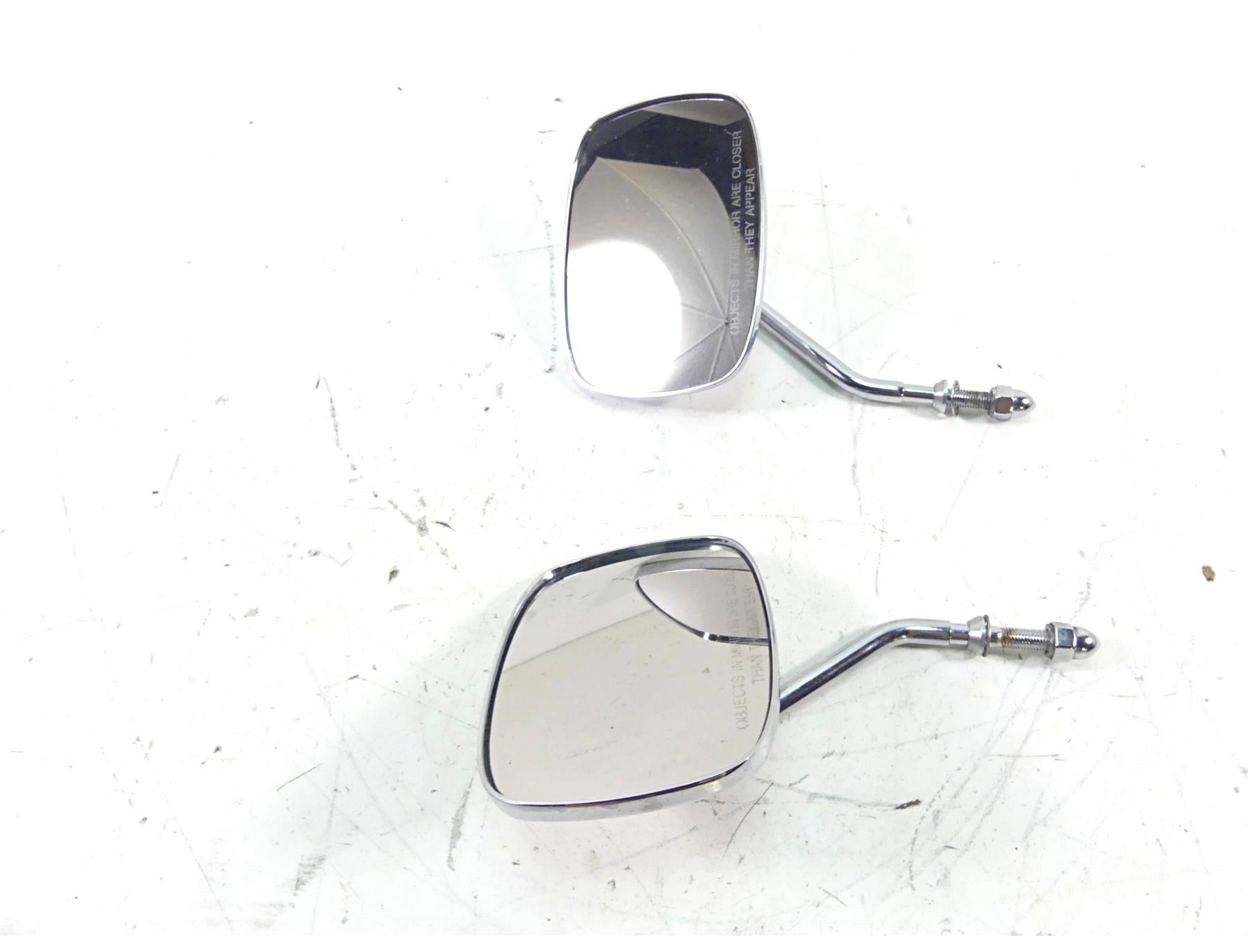 2002 Harley Touring FLHTC Electra Glide Rear Chrome View Mirror Set 91892-88A {{ shop.shopifyCountryName }} - Mototech271