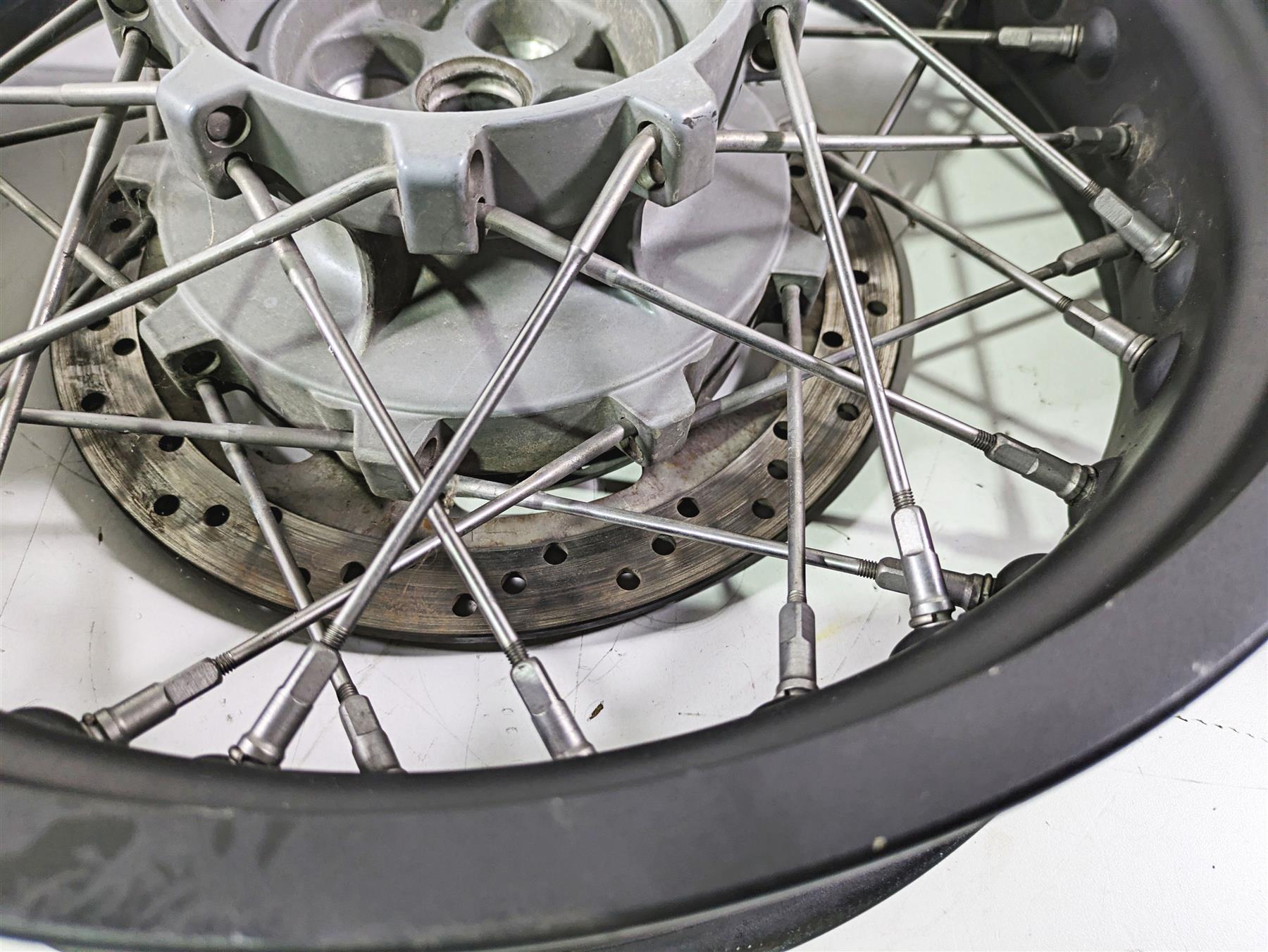 2016 Moto Guzzi Stelvio 1200 8V NTX Straight 17x4.25 Rear Wheel Spoke Rim {{ shop.shopifyCountryName }} - Mototech271