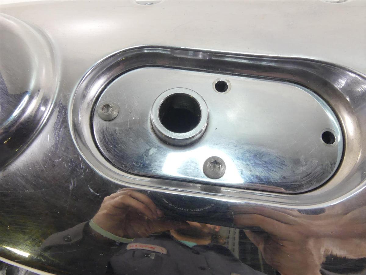 2003 Harley Dyna 100TH FXDL Low Rider Outer Primary Drive Clutch Cover 60506-99 {{ shop.shopifyCountryName }} - Mototech271