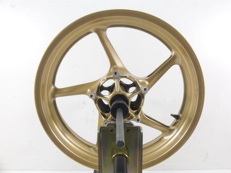 2008 Yamaha FZ1 Fazer Straight Golden Front Wheel Rim 17x3.5 5VY-25168-00-8L {{ shop.shopifyCountryName }} - Mototech271