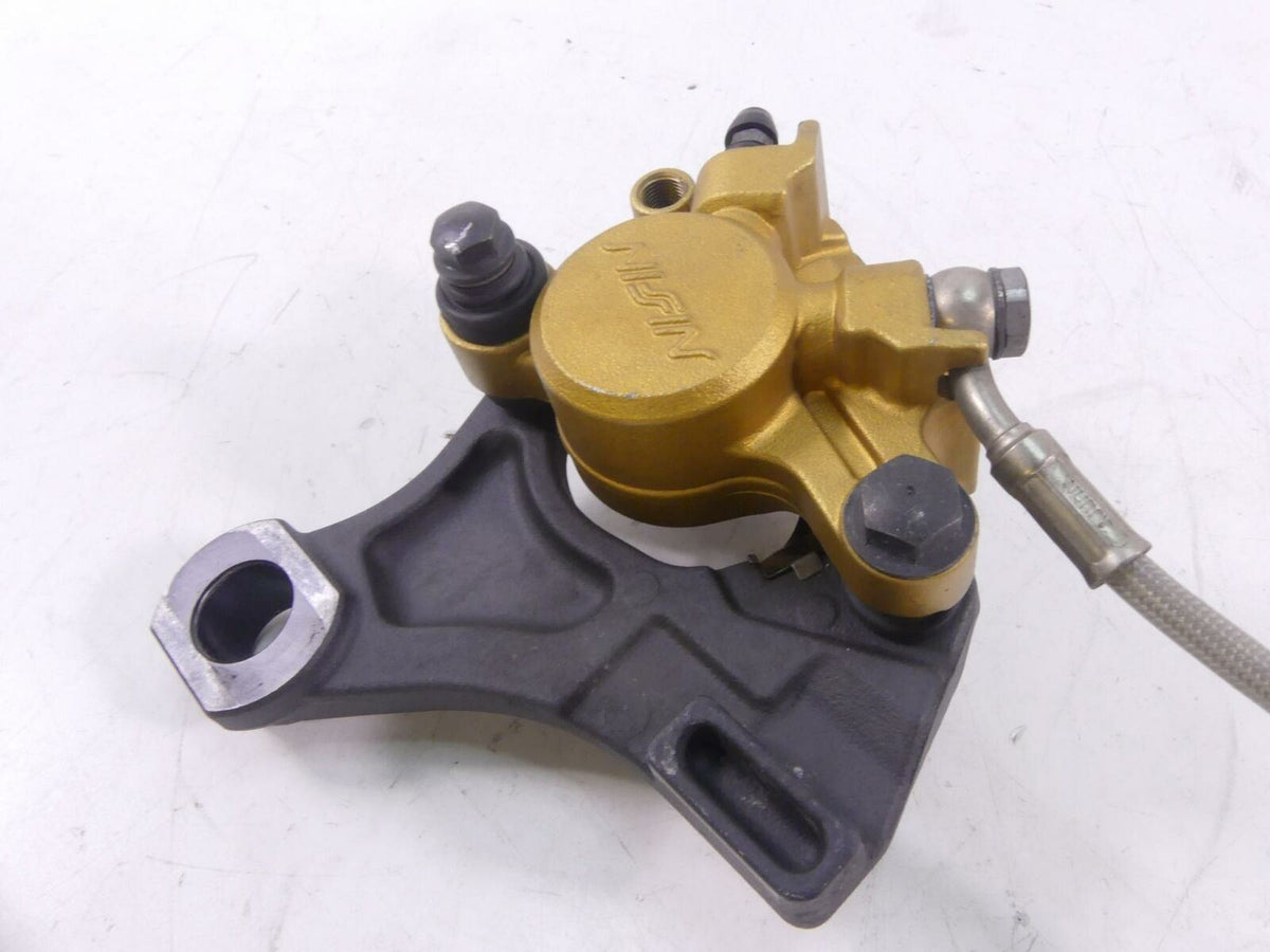 2009 Triumph Street Triple 675R Rear Nissin Brake Caliper + Mount T2307352 {{ shop.shopifyCountryName }} - Mototech271