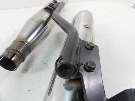 2008 Honda V-Twin VTX1800 N3 Cobra Slash Cut Slip On Exhaust Pipe Muffler 1176SC {{ shop.shopifyCountryName }} - Mototech271