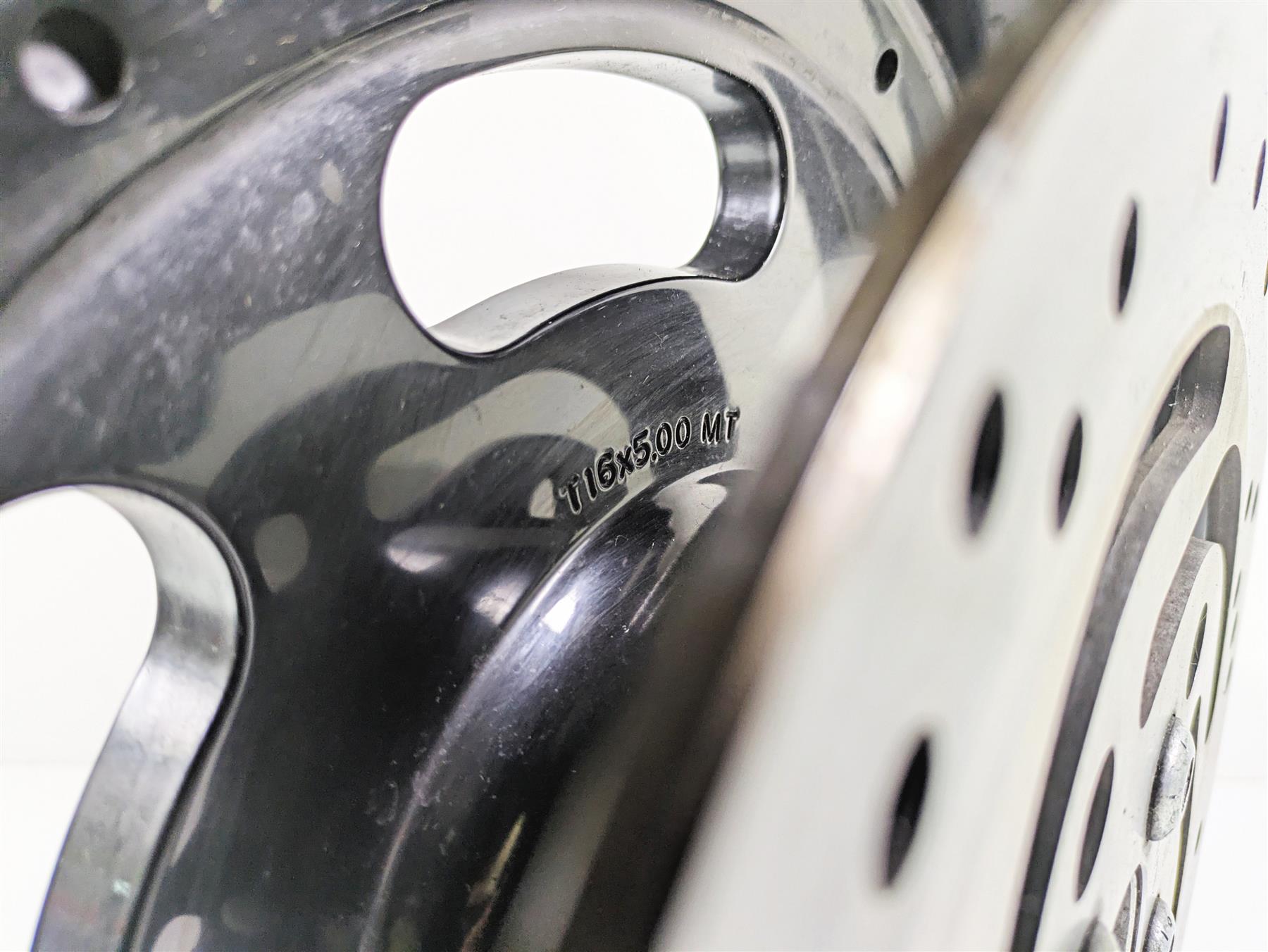 2016 Harley FXDF Dyna Fat Bob Rear Wheel Rim 16x5 Black - Straight 40900261 {{ shop.shopifyCountryName }} - Mototech271