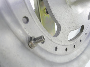 2009 Harley FXDF Dyna Fat Bob Straight 16x3 Slotted Front Wheel Rim 43300172