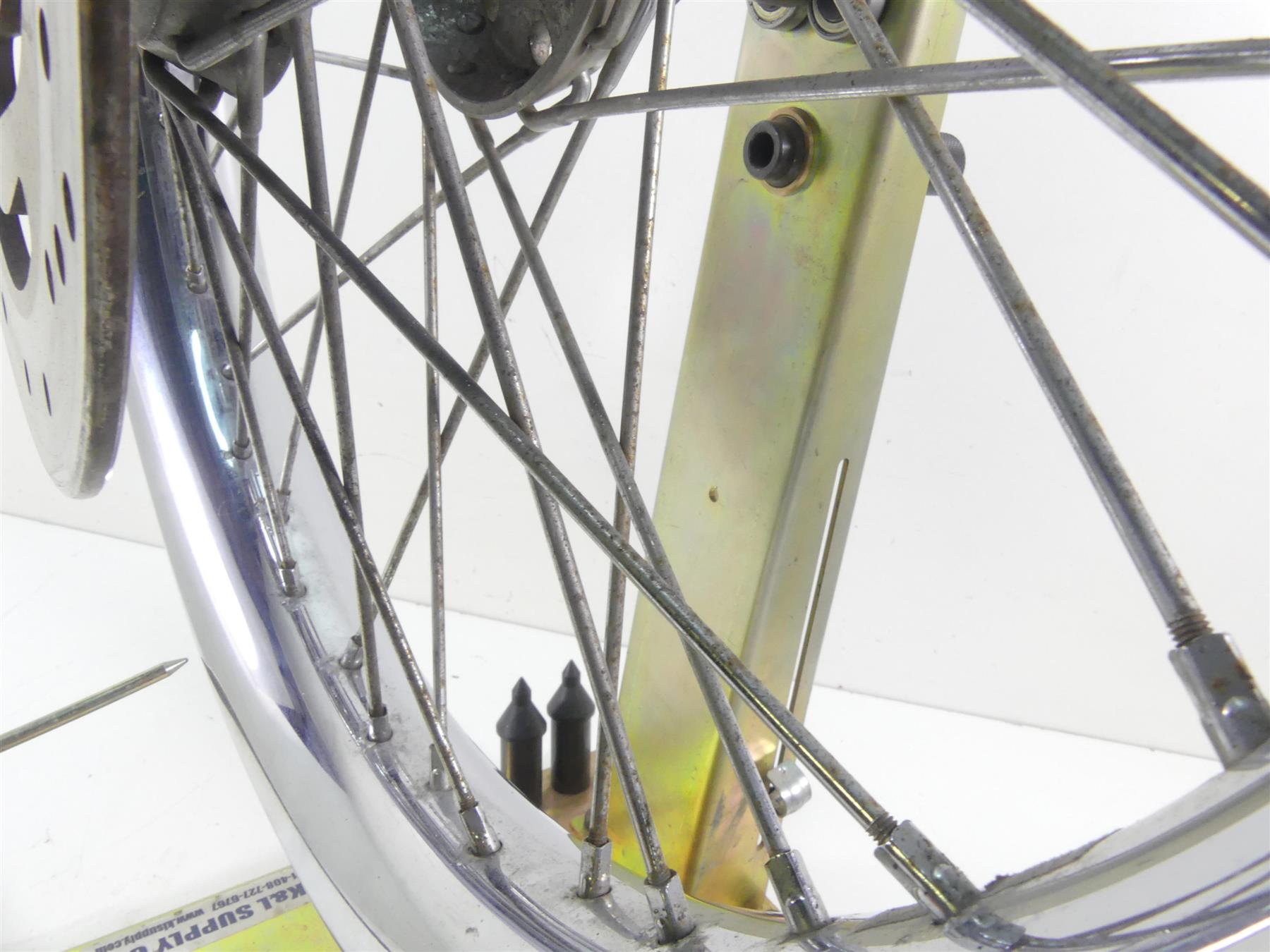 2008 Harley Softail FXSTB Night Train 21x2.15 Front Spoke Wheel Rim 44608-08 {{ shop.shopifyCountryName }} - Mototech271