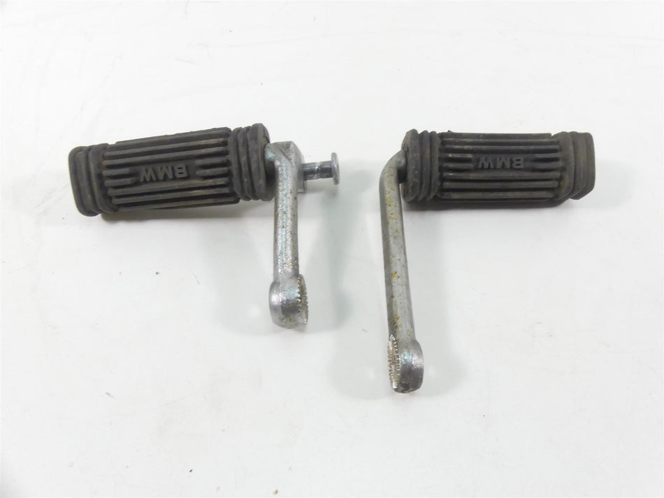 1978 BMW R100 S (2474) Front Rider Footpeg Foot Peg Rest Set 23411236733 {{ shop.shopifyCountryName }} - Mototech271