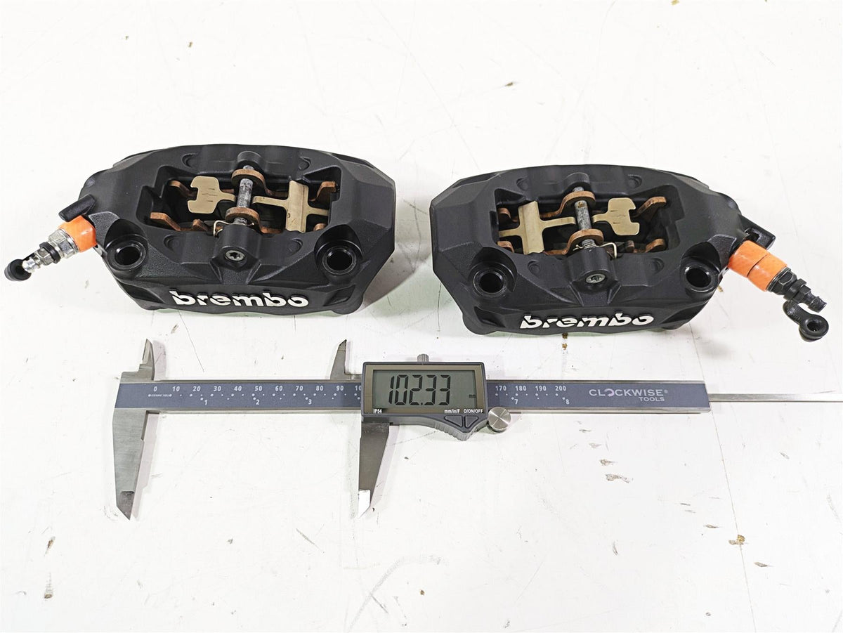 2021 Aprilia RS660 Brembo Monoblock Front Brake Caliper 100mm 2B006451 2B006452 {{ shop.shopifyCountryName }} - Mototech271