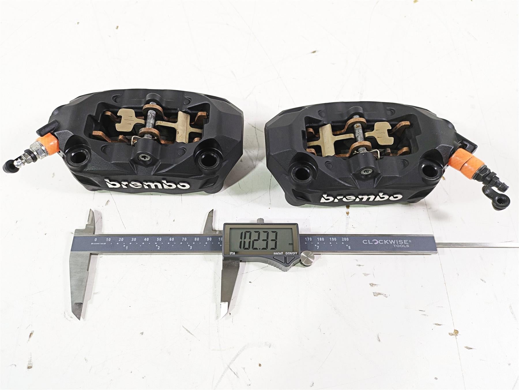2021 Aprilia RS660 Brembo Monoblock Front Brake Caliper 100mm 2B006451 2B006452 {{ shop.shopifyCountryName }} - Mototech271