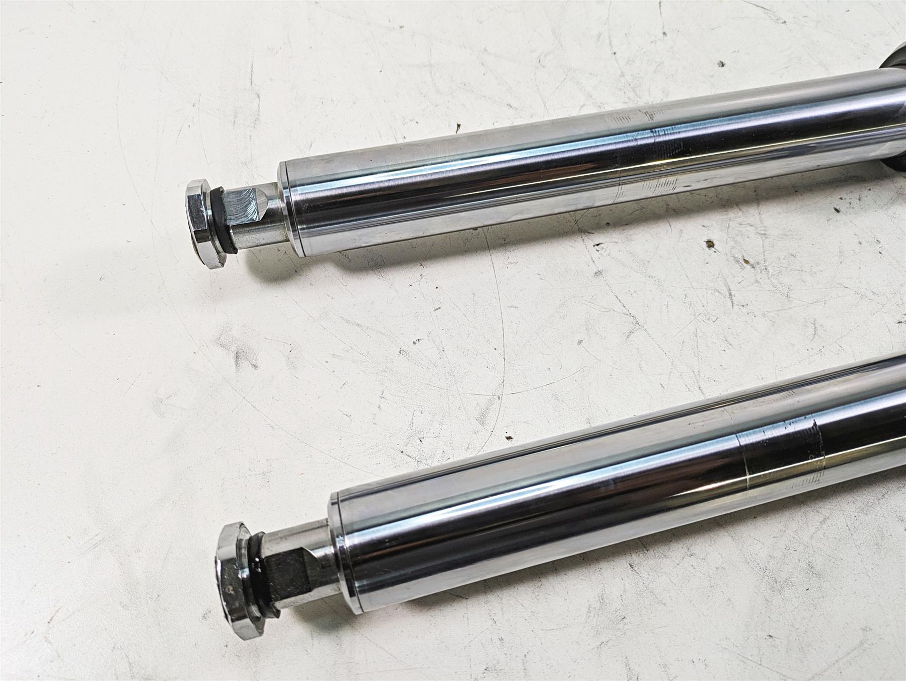 2010 Harley Touring FLHTCU Electra Glide Chrome Front Forks 41mm -Read 46495-09 {{ shop.shopifyCountryName }} - Mototech271