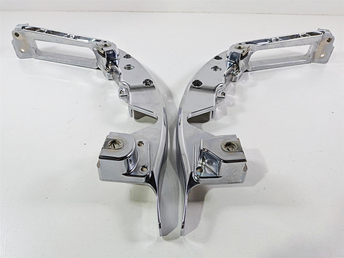 2014 Harley Touring FLHTK Electra Glide Rear Chrome Saddlebag Holder 90200503-Mototech271