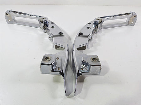 2014 Harley Touring FLHTK Electra Glide Rear Chrome Saddlebag Holder 90200503-Mototech271