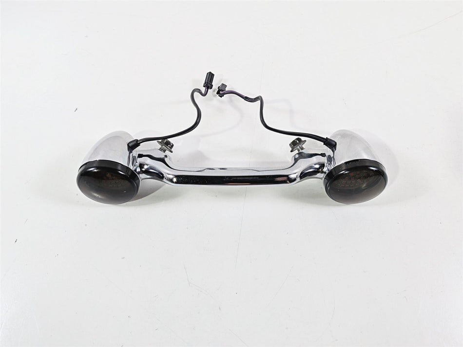 2004 Harley Touring FLTRI Road Glide Rear Chrome Turn Signal Blinker Bar 69197-04-Mototech271