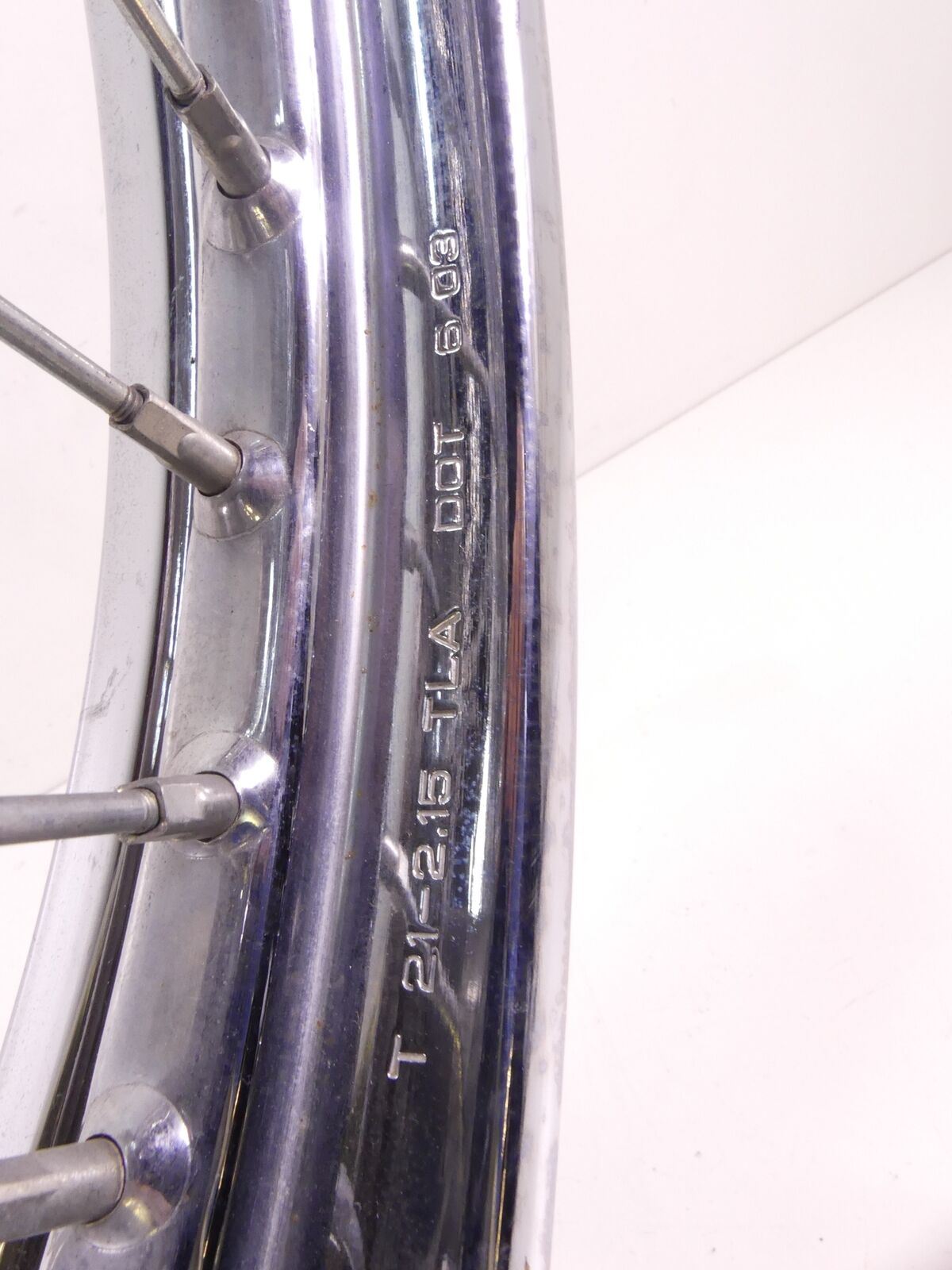 2004 Harley Softail FXSTSI Springer Front Wheel Rim 21x2.15 -Wobble 43676-05A {{ shop.shopifyCountryName }} - Mototech271