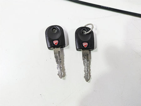 2013 Ducati Hyperstrada 821 Speedometer Ignition Switch Key Lock Set 40610951E {{ shop.shopifyCountryName }} - Mototech271