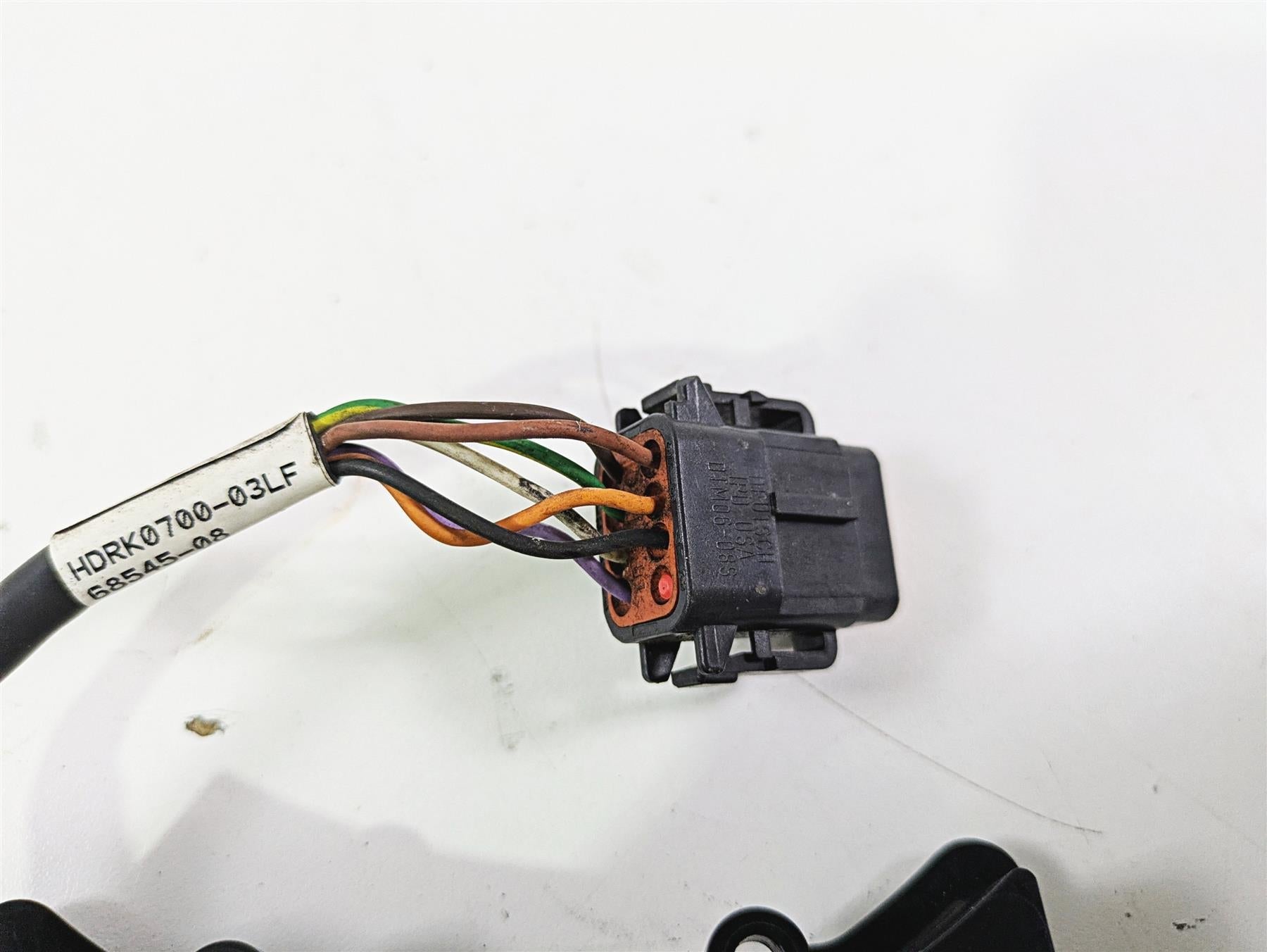 2008 Harley FLSTSB Cross Bones Indicator Instrument Lights Cracks 68545-08 {{ shop.shopifyCountryName }} - Mototech271