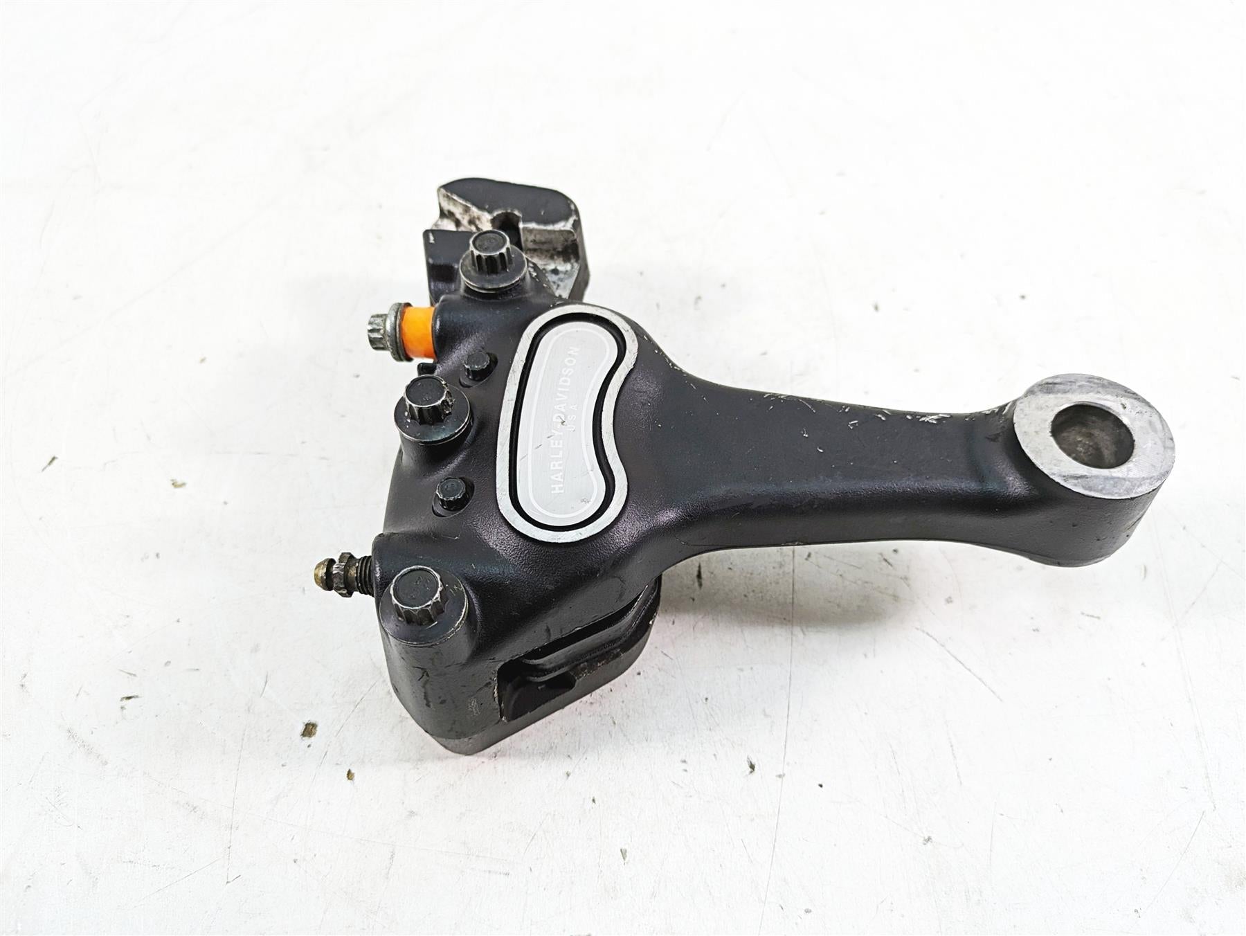 2006 Harley FLSTI Softail Heritage Rear Brake Caliper + Bracket - Read 44016-00D {{ shop.shopifyCountryName }} - Mototech271
