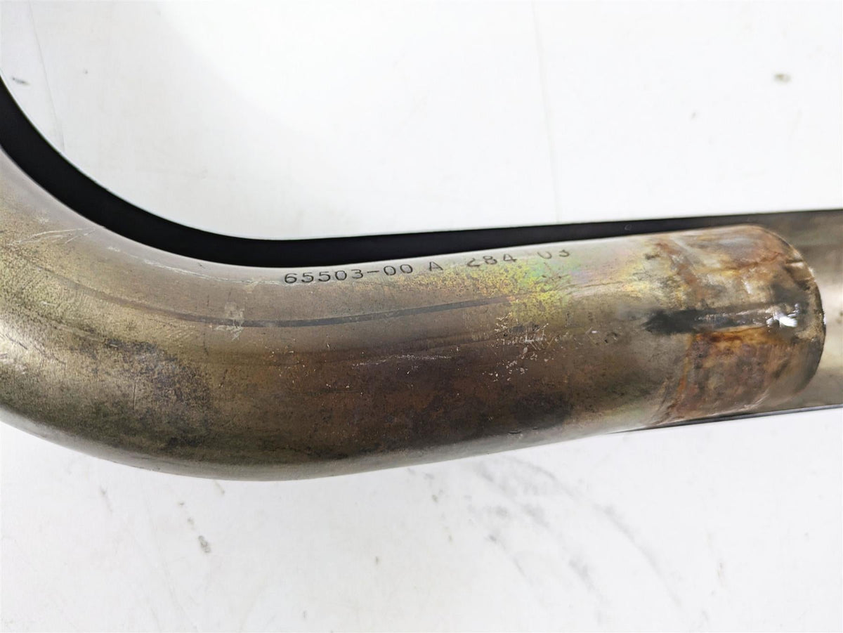 2004 Harley Softail FLSTF Fat Boy Stock Exhaust Header Manifold Set 65499-00A {{ shop.shopifyCountryName }} - Mototech271