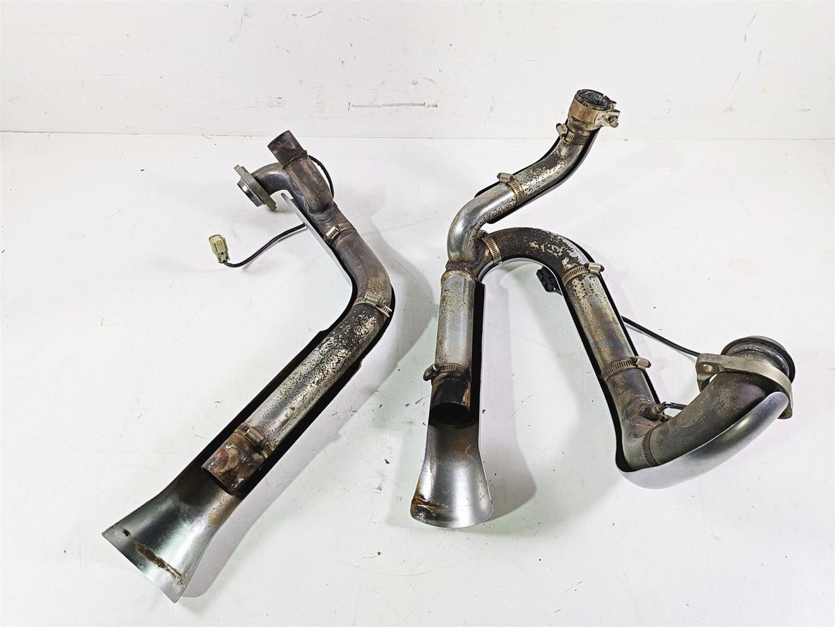 2013 Harley VRSCF Muscle Rod Stock Header Manifold Heatshield Set 65600069 {{ shop.shopifyCountryName }} - Mototech271