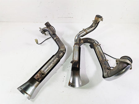 2013 Harley VRSCF Muscle Rod Stock Header Manifold Heatshield Set 65600069 {{ shop.shopifyCountryName }} - Mototech271