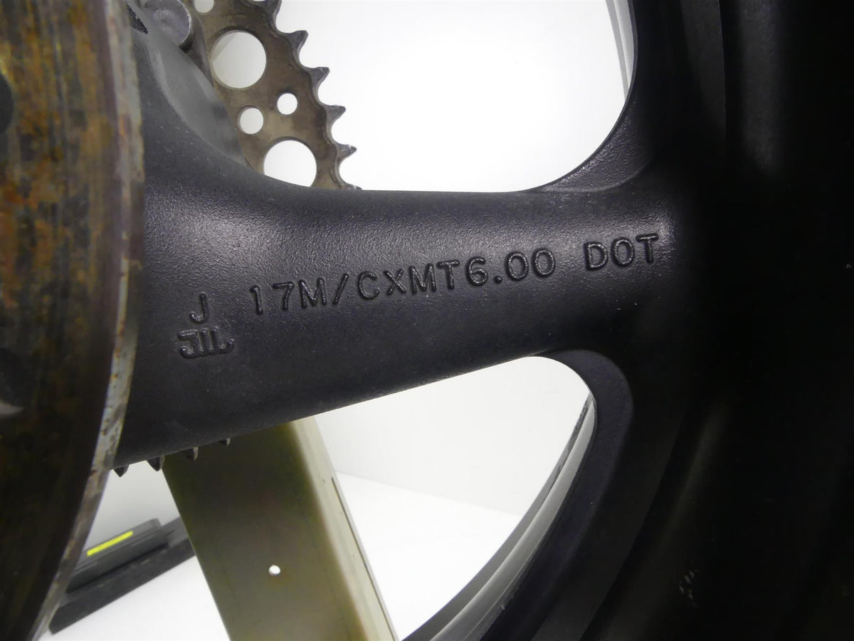 2004 Honda CBR1000RR SC57 Straight 17x6 Rear Wheel Rim 42650-MEL-D20ZC {{ shop.shopifyCountryName }} - Mototech271
