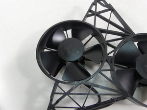 2015 Harley VRSCF Muscle Rod Radiator Cooler Fans Set + Mount 26724-04 | Mototech271