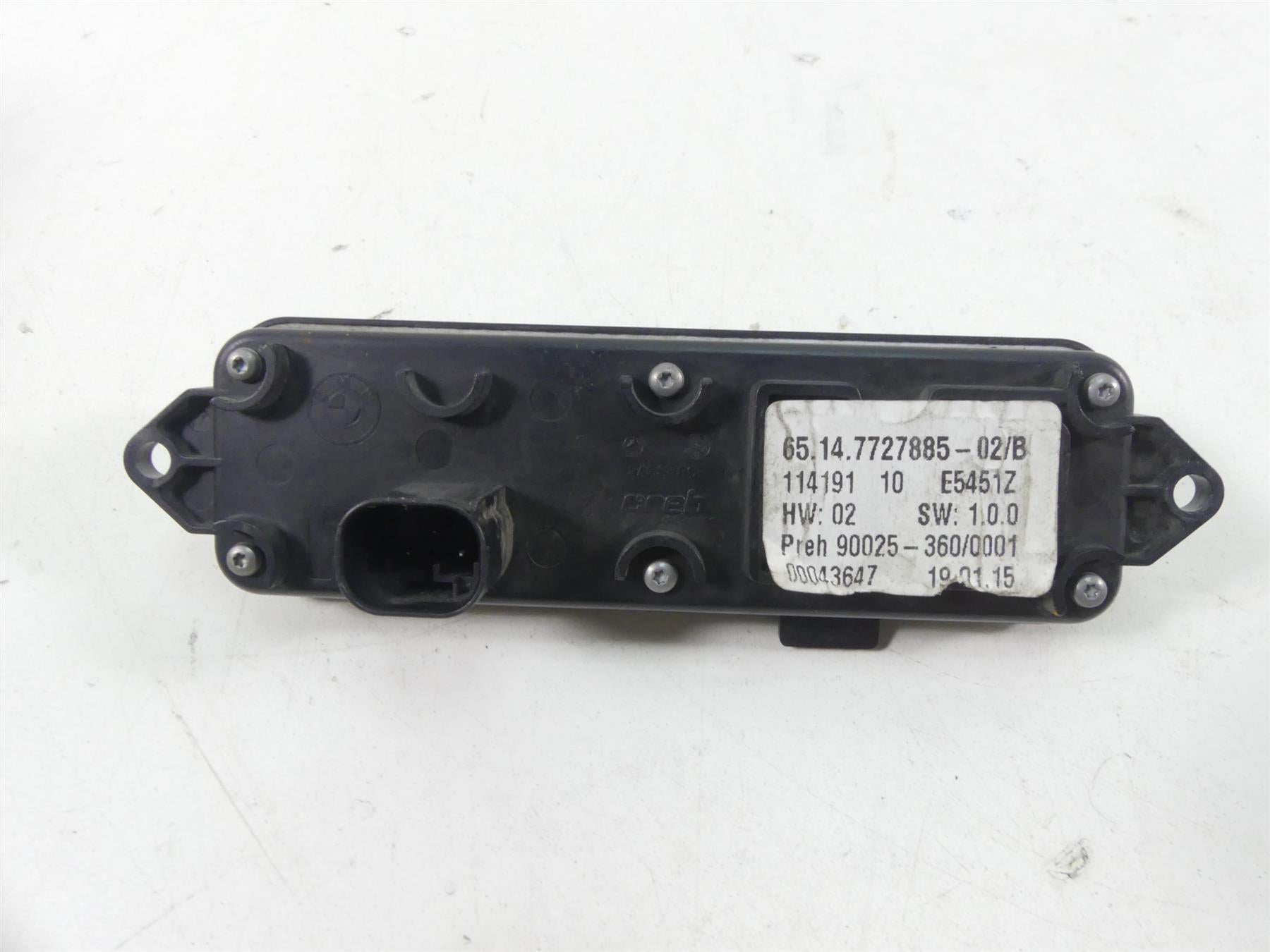 2015 BMW R1200RT K52 Radio Button Knob Control Unit Switch 65147727885 {{ shop.shopifyCountryName }} - Mototech271