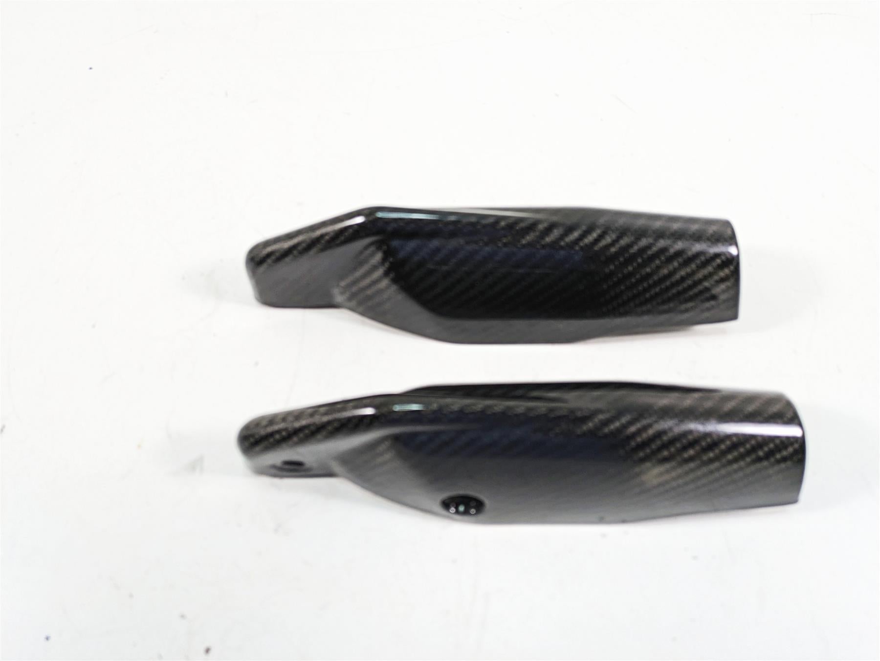 2011 Ducati Hypermotard 1100 Evo SP Front Fork Lower Carbon Guards 46012801E {{ shop.shopifyCountryName }} - Mototech271