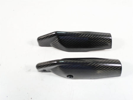 2011 Ducati Hypermotard 1100 Evo SP Front Fork Lower Carbon Guards 46012801E {{ shop.shopifyCountryName }} - Mototech271