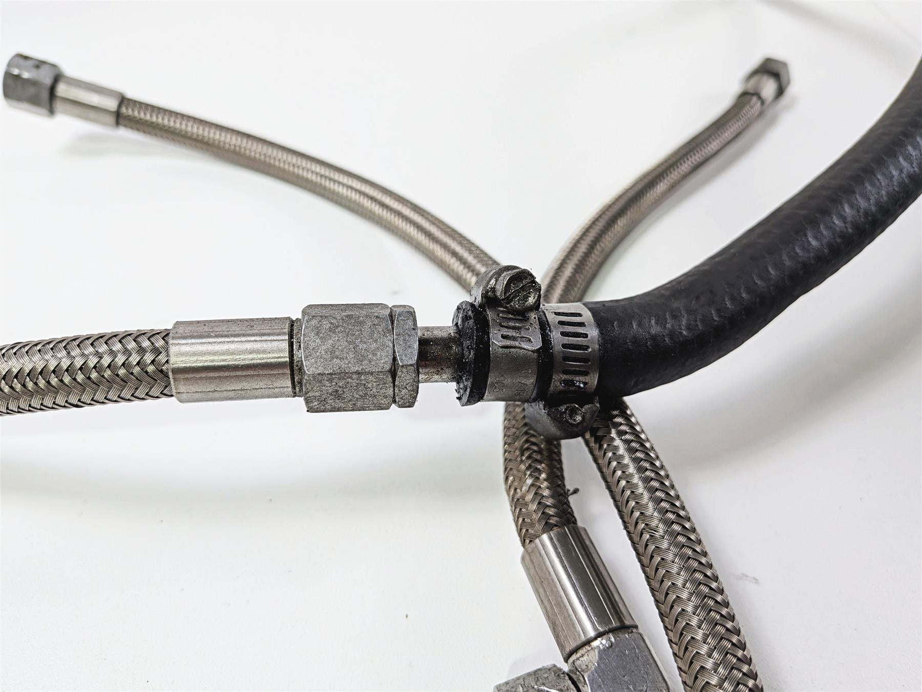 1996 Harley FLSTC Softail Heritage Oil Tank Reservoir & All Lines 62498-91 {{ shop.shopifyCountryName }} - Mototech271
