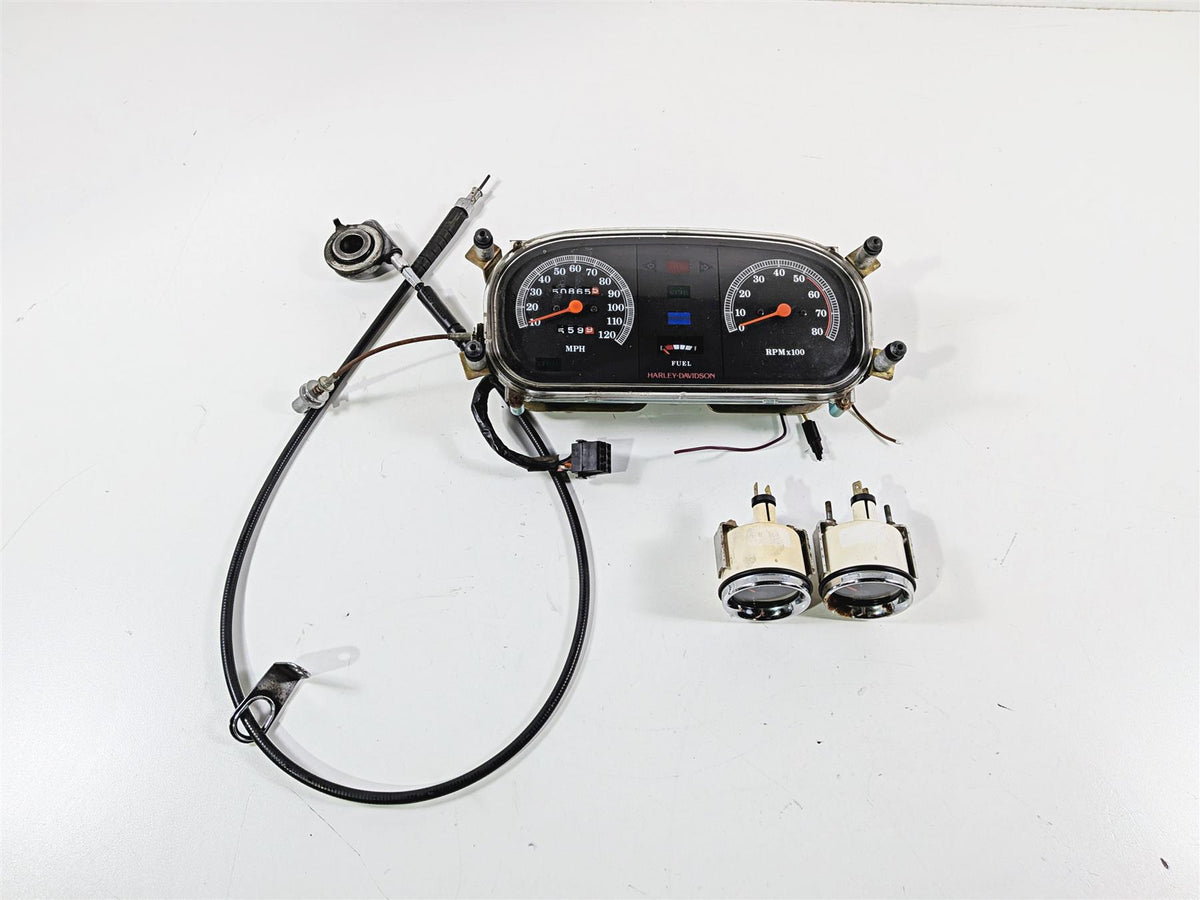 1993 Harley Touring FLHTCU Electra Glide Speedometer Tacho Gauge 50K 67003-86E {{ shop.shopifyCountryName }} - Mototech271