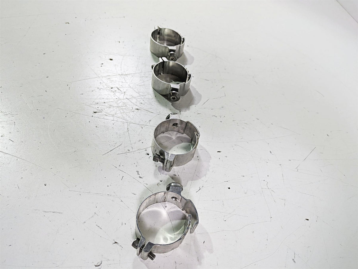 2002 Honda VTX1800 Retro Wind Shield Windscreen Mount Clamp Set {{ shop.shopifyCountryName }} - Mototech271